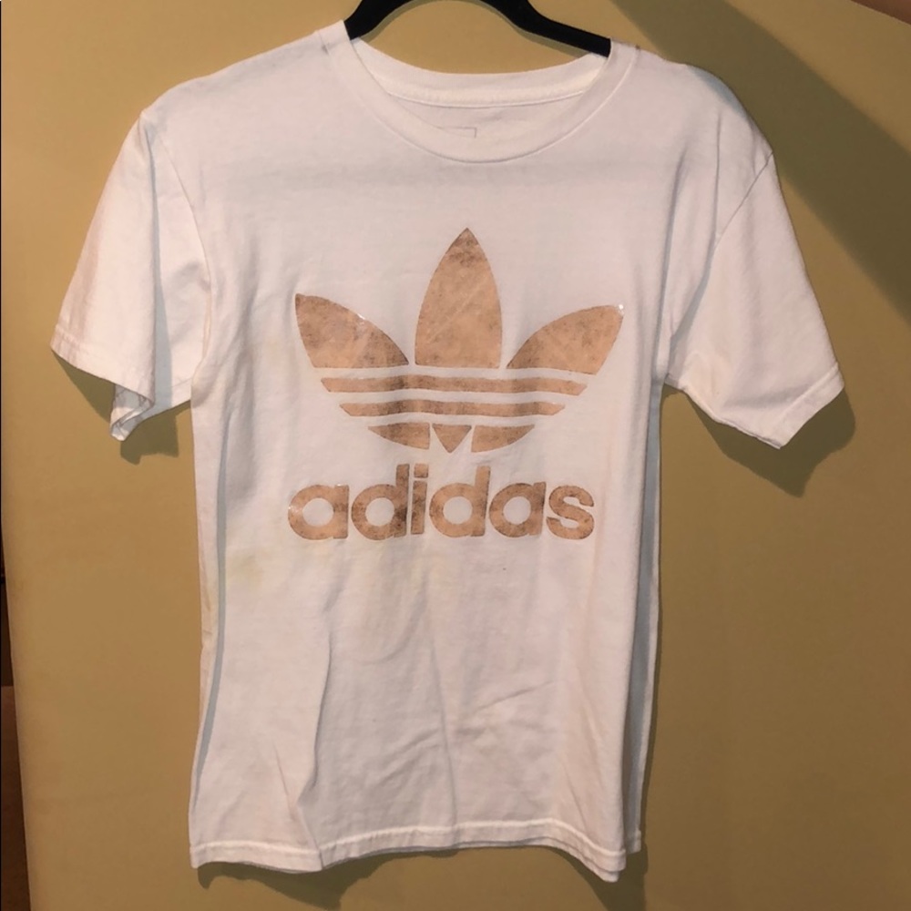 Gold Adidas T-Shirt